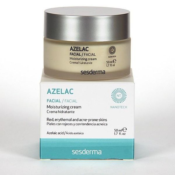 Зволожуючий крем для обличчя Sesderma Azelac Moisturizing Facial cream, 50 ml SS12292 фото