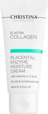 Зволожуючий крем із рослинними ензимами Christina Elastin Collagen Placental Enzyme Moisture Crea SS5093_2 фото