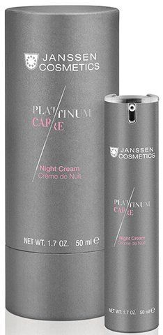 Ночной крем реструктурирующий Janssen Cosmeceutical Platinum Care Night Cream, 50 ml 106120 фото