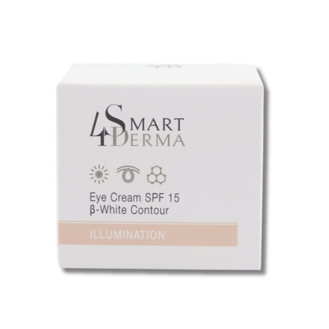 Крем для освітлення SPF 15 Сяючий погляд - Smart4Derma Eye Cream SPF 15 B-White Contour 109191 фото