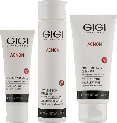Лікувальний домашній набір Gigi Acnon Treatment Set 120927 фото