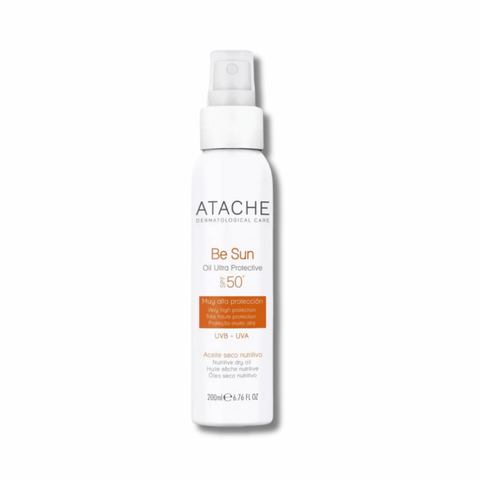 Омолоджуюче сонцезахисне сухе масло для тіла SPF50 - Atache Be Sun Oil Ultra Protective SPF50 102658 фото