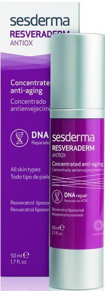 Крем концентрований, що омолоджує Sesderma Resveraderm Antiox Cream, 50 ml SS12246 фото