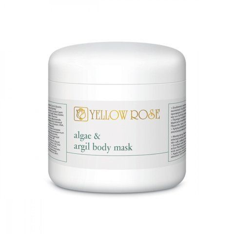 Маска для тіла з натуральною зеленою глиною і водоростями - Yellow Rose Algae and Argil Body M 102301 фото