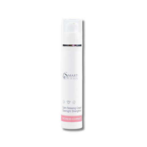 Зміцнюючий нічний крем для чутливої ​​та куперозної шкіри - Smart4Derma Calm Relaxing Cream Overn 109185 фото