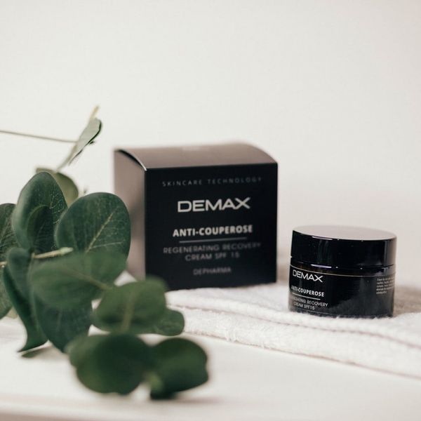 Регенеруючий крем-флюїд SPF15 - Demax Anti-Couperose Regenerating Recovery Cream SPF15 103487 фото