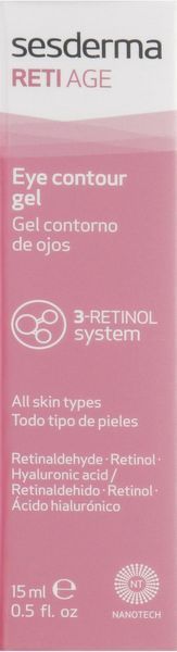 Антивозрастной гель для кожи вокруг глаз Sesderma Reti-Age Facial Eye Contour Gel 3-Retinol Syste SS101257 фото