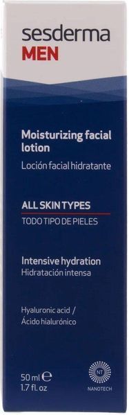 Зволожуючий лосьйон для обличчя Sesderma Men Moisturizing Face Lotion, 50 ml SS100494 фото
