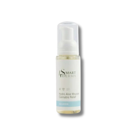 Пінка для сухої та чутливої шкіри з канабісом - Smart4Derma Hydro Aloe Mousse Cannabis Relief 108929 фото