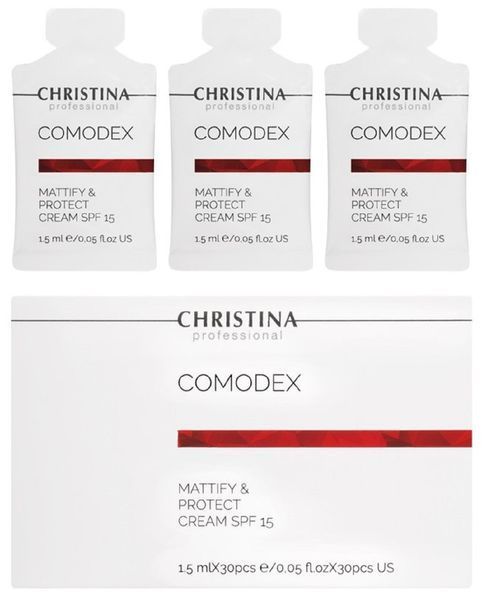 Крем для обличчя Матування та захист SPF15 Christina Comodex MattifyProtect Cream SPF15, 30х1,5 ml SS133139_1 фото