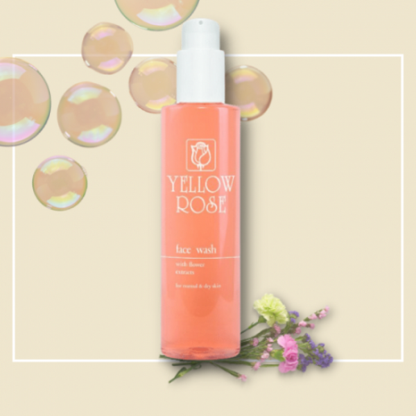 Очищаючий гель з квітковими екстрактами - Yellow Rose Face Wash Pink 102073 фото