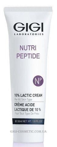 Крем для охолодження 10% молочної кислоти Gigi Nutri Peptide Lactic Cream, 50 ml 110388 фото