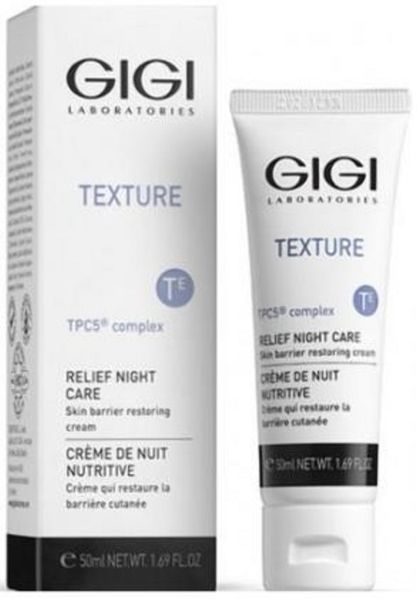 Поживний нічний крем Gigi Texture Relief Night Care Nourishing Cream, 50 ml 137918 фото