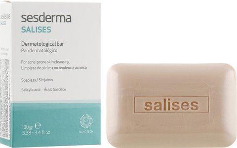 Дерматологічне мило Sesderma Salises Dermatological Bar, 100 ml SS083425 фото