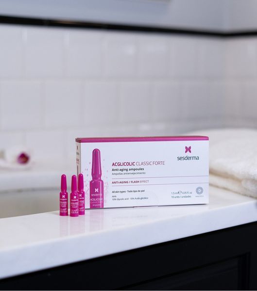 Ампули із гліколевою кислотою проти старіння Sesderma Acglicolic Classic Forte Anti-Aging Ampoules, SS135982 фото