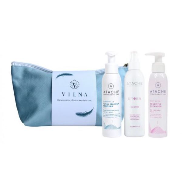 Набір для очищення сухої та чутливої шкіри - Atache Soft Derm 107339 фото