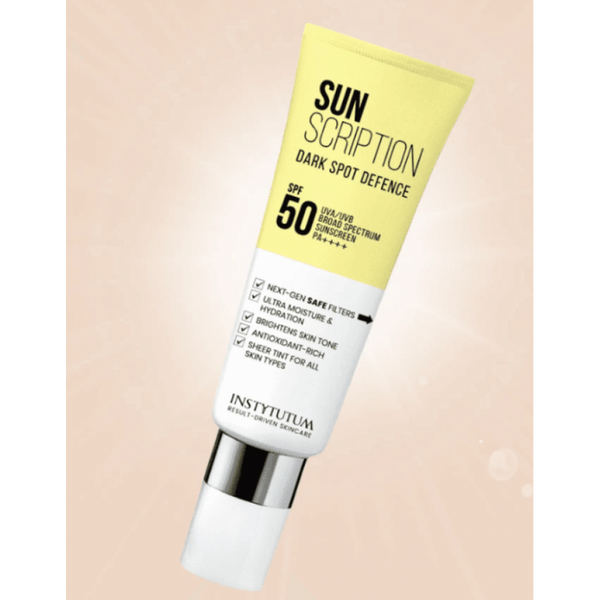 Сонцезахисний крем з ефектом освітлення - Instytutum Sunscription Dark Spot Defence SPF 50 105576 фото