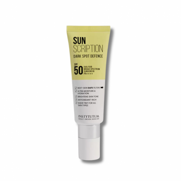 Сонцезахисний крем з ефектом освітлення - Instytutum Sunscription Dark Spot Defence SPF 50 105576 фото