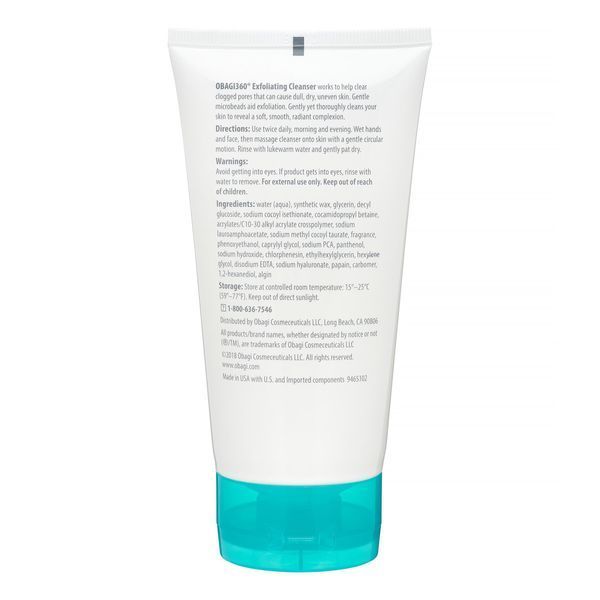 Средство очищающее отшелушивающее Obagi 360 Exfoliating Cleanser, 150 ml SS116455 фото