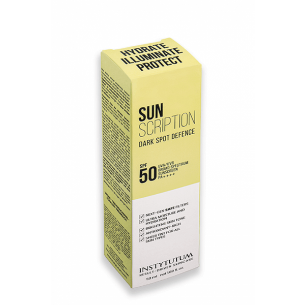 Сонцезахисний крем з ефектом освітлення - Instytutum Sunscription Dark Spot Defence SPF 50 105576 фото