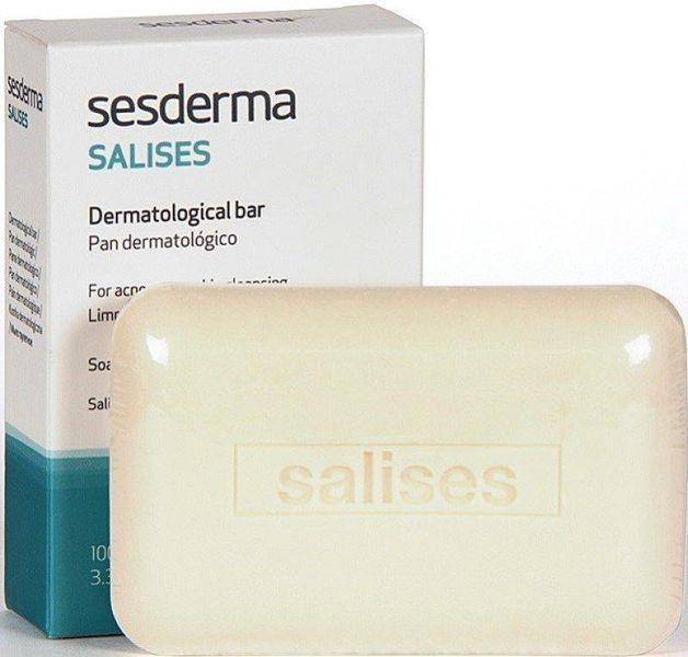 Дерматологічне мило Sesderma Salises Dermatological Bar, 100 ml SS083425 фото
