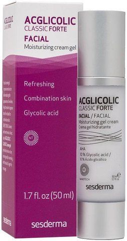 Зволожуючий крем-гель сильний Sesderma Acglicolic Classic Moisturizing Cream Gel forte, 50 ml SS12251 фото