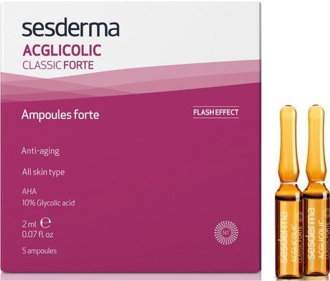 Ампули з гліколевою кислотою Sesderma Acglicolic 20 Anti-Aging Moisturizing Ampoules, 5x2 ml SS050994 фото