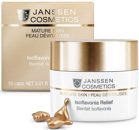 Капсули із ізофлавонами Janssen Cosmeceutical Mature Skin Isoflavonia Relief, 50 шт SS109001 фото