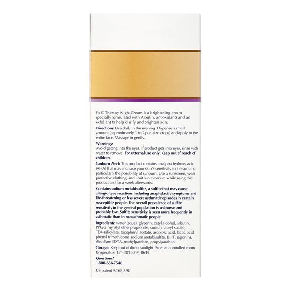 Ночной крем с 4% Гидрохиноном и 10% витамином C Obagi-C Fx Therapy Night Cream, 57 g SS116470 фото