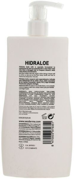Зволожуюче молочко для тіла із захисним ефектом Sesderma Hidraloe Body Milk SS084034_2 фото