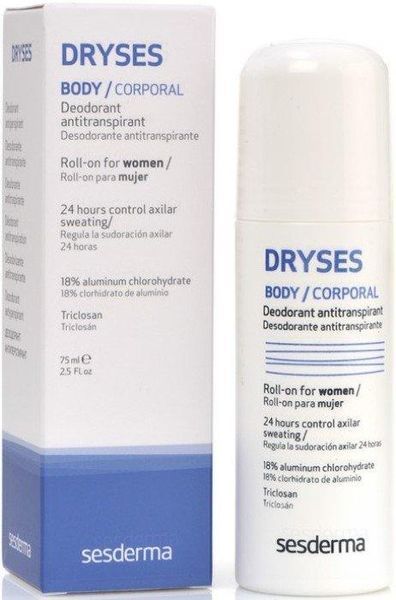Кульковий дезодорант для жінок Sesderma Dryses Deodorant for Women, 75 ml SS051043 фото