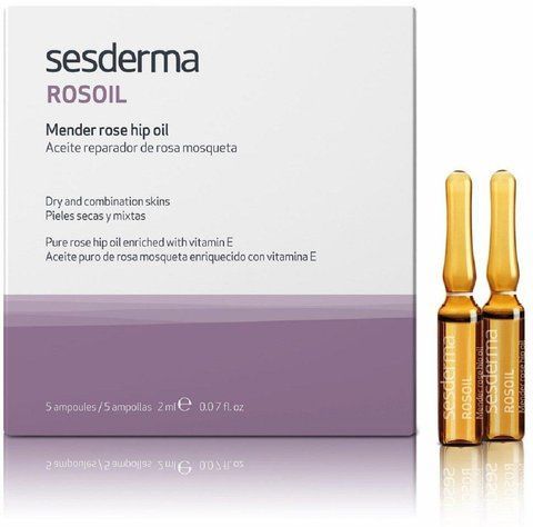 Ампули з маслом шипшини Sesderma Rose Hip Oil Ampoules, 6x3 ml SS050996 фото