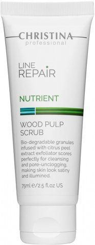 Скраб із целюлозою деревної Christina Line Repair Nutrient Wood Pulp Scrub, 75 ml 138949 фото