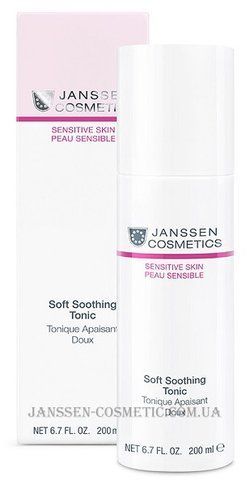 Тонік ніжний заспокійливий Janssen Cosmeceutical Sensitive Skin Soft Soothing Tonic, 200 ml 122247 фото