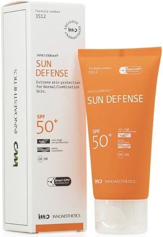Легкий сонцезахисний крем Innoaesthetics Sun Defense SPF 50+, 60g SS136569_2 фото