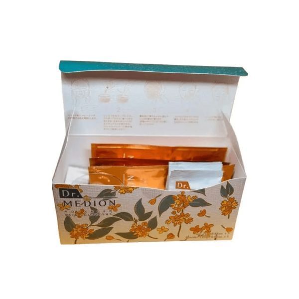 Набір гель-масок з CO2 для сяйва шкіри - Dr. Medion SpaOxy Gel Mask Osmanthus Limited Edition 111503 фото