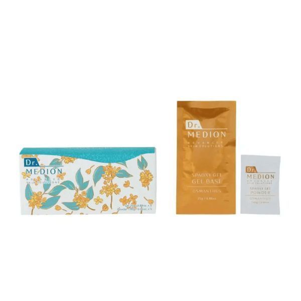 Набір гель-масок з CO2 для сяйва шкіри - Dr. Medion SpaOxy Gel Mask Osmanthus Limited Edition 111503 фото