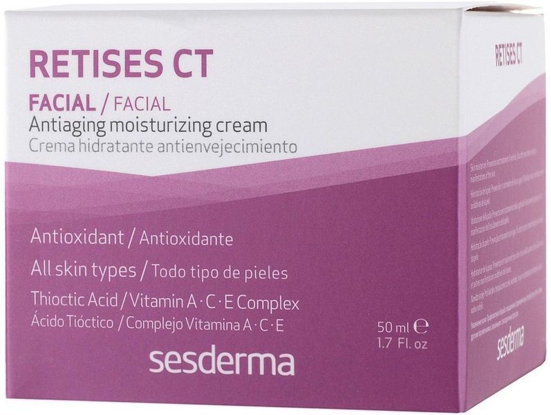 Зволожуючий крем проти зморшок Sesderma Retises Anti-aging Moisturizing Cream, 50 ml SS12241 фото