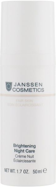 Ночной крем осветляющий Janssen Cosmeceutical Brightening Night Care, 50 ml 112888 фото