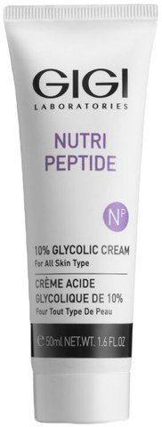 Крем с 10% гликолевой кислотой Gigi Nutri-Peptide 10% Glycolic Cream, 50 ml 134897 фото