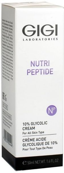 Крем с 10% гликолевой кислотой Gigi Nutri-Peptide 10% Glycolic Cream, 50 ml 134897 фото