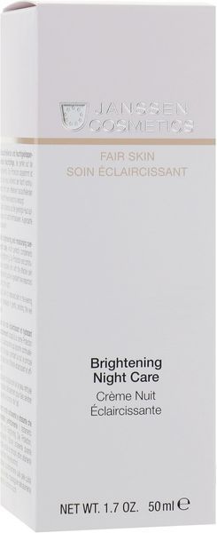 Ночной крем осветляющий Janssen Cosmeceutical Brightening Night Care, 50 ml 112888 фото