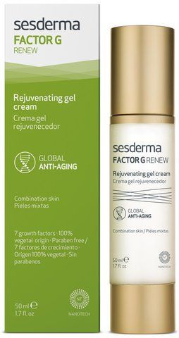 Крем-гель, що омолоджує для обличчя Sesderma Factor G Renew Rejuvenating Gel Cream, 50 ml SS136077 фото