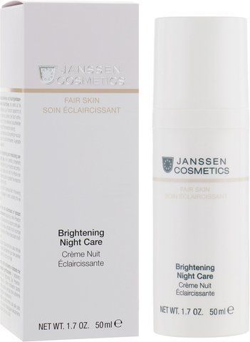 Ночной крем осветляющий Janssen Cosmeceutical Brightening Night Care, 50 ml 112888 фото