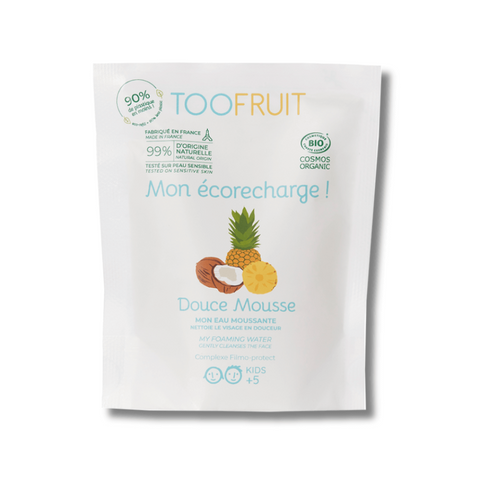 Пінка для вмивання Ананас та кокос рефіл - Toofruit Gentle Foam Coco Pineapple Refill 110091 фото