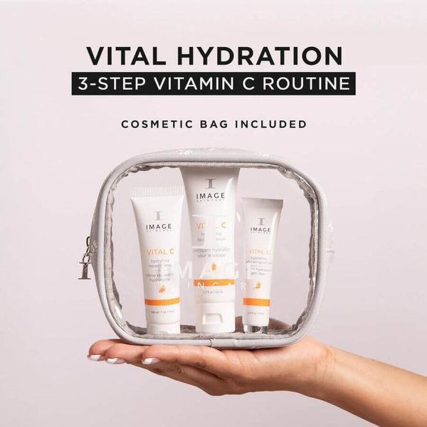 Набір для глибокого зволоження шкіри обличчя - Image Skincare Vital Hydration 3-Step Vitamin C R 108164 фото