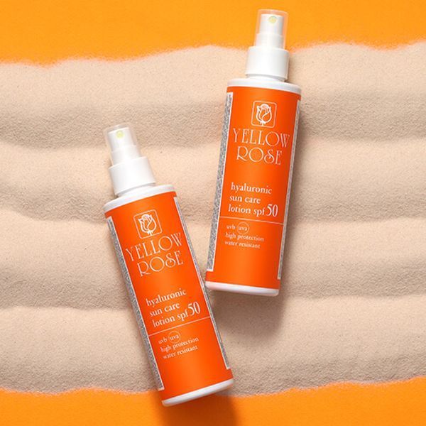 Сонцезахисний лосьйон з гіалуроновою кислотою - Yellow Rose Hyaluronic Sun Care Lotion SPF 50 112327 фото