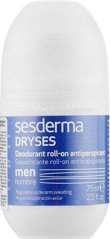 Кульковий дезодорант для чоловіків Sesderma Dryses Deodorant for Men, 75 ml SS051044 фото