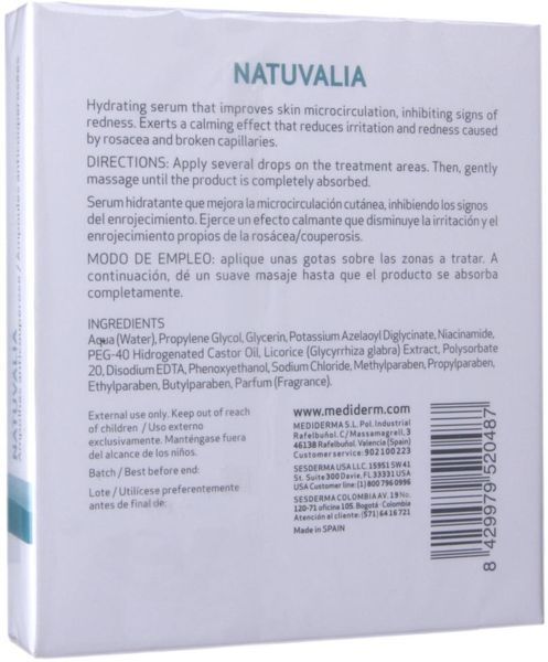 Ампули з антикуперозним ефектом Sesderma Natuvalia Anticouperosis, 5x2 ml SS050989 фото