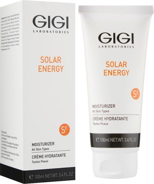 Зволожувач багатий мінералами Gigi Solar Energy moisturizer, 100 ml 80868 фото